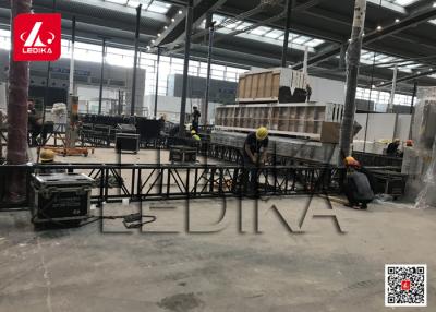 China Load High Lighting Steel Or Aluminum Square Truss , Stage Truss Roof System for sale