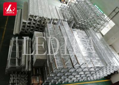 China Single Action Aluminum Square Truss Rod Frame Truss Structure / Event Spigot Bolt Truss for sale