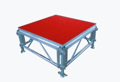 China Portable Folding Adjustable Height Aluminum Stage Platform for sale