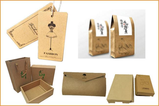 Brown Craft Paper FSC Custom Made 100g - 450g 100% Virgin Pulp Brown Craft Paper For Wrapping