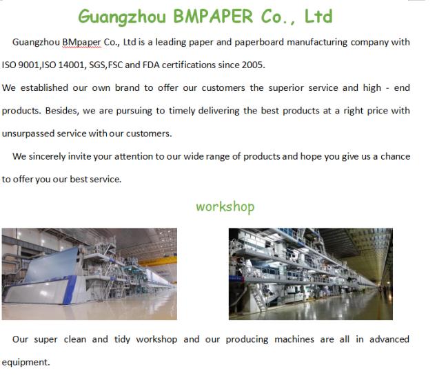 Best price Multiple application C2S Coated Art Card Board for packing Moisture Proof www.bmpaper.com