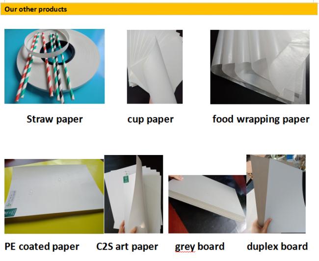 Newly Disposable Food Grade Kraft Paper for take - out food packing FSC approved www.bmpaper.com