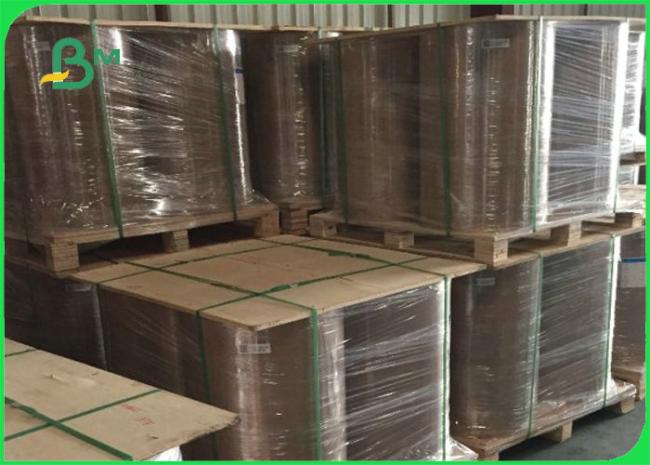 Natural Kraft Paper Roll FSC Certified 100gsm 120gsm Virgin Pulp Natural Kraft Paper Roll For Shopping Bag