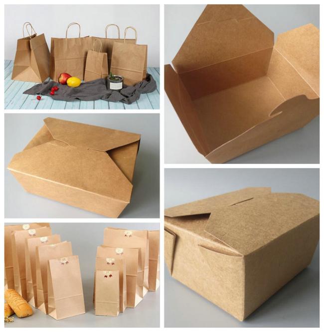 Food Grade Kraft Paper Eco - friendly Jumbo Roll Food Grade Kraft Paper 120gsm For Fast Food Wrapping