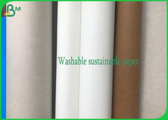 Washable Kraft Paper 0.5MM 0.8MM Sustainable Washable Kraft Paper 0.5MM 0.8MM Tear Resistant With 150CM * 100M