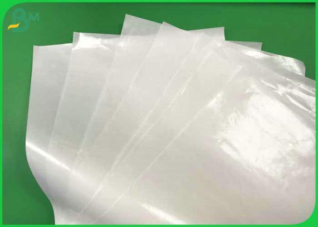 pe laminated paper Super Glossy 30gsm 40gsm +12g PE Laminated Paper Roll For Packing Sugar & Salt