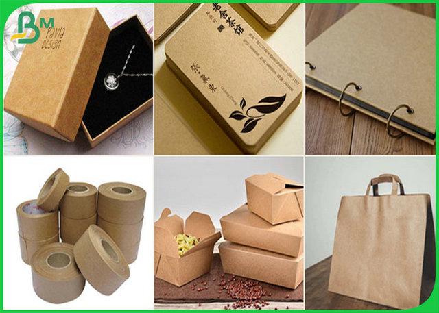 Uncoated Brown Kraft Liner Board 300GSM Uncoated Brown Kraft Liner Board Without Impurities For Wrapping Flowers