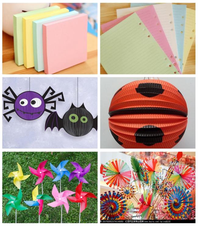 Colored Green Offset Paper FSC Pure Wood Pulp Colored Green Offset Paper Color Designated 70CM 100CM