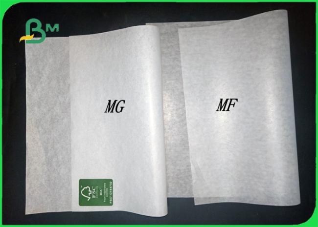 MG white craft roll FSC 35gsm - 50gsm good stiffness not deformation MG white craft roll for packing