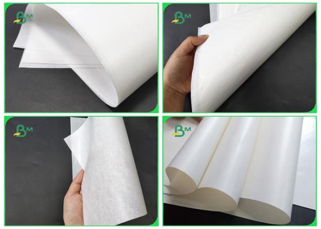 C1S White Kraft Paper FSC Food Grade C1S White Kraft Paper 30g 50g 70 * 100cm French Fries Packing