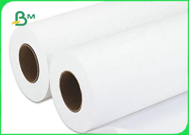Plotter Paper 24inch 36inch Plotter Paper For Garments Industry Wide Format Printer High Whiteness