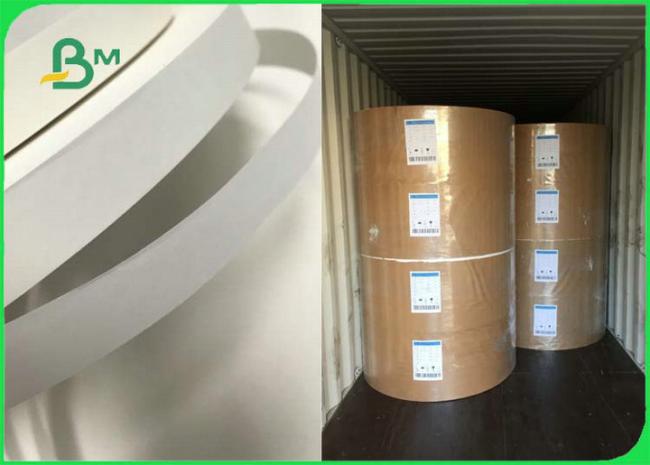 Straw Wrapping Paper 28gsm White Straw Wrapping Paper Roll Food Grade Customized ISO FDA FSC