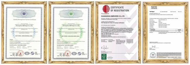 PE Coated Ivory Board Paper White Food Grade PE Coated Ivory Board Paper ISO FDA SGS Customized
