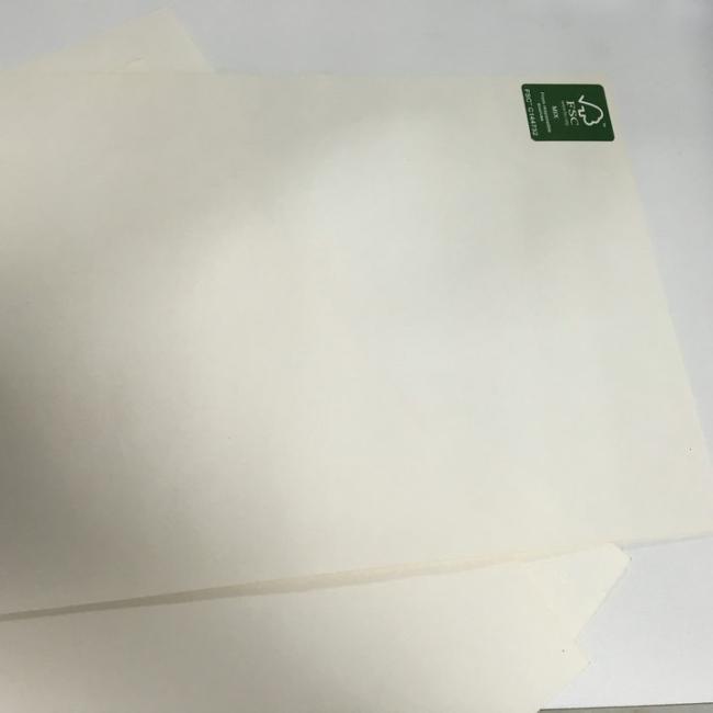 White PE Coated Paper ISO9001 ISO14001 FDA SGS White PE Coated Paper Glossy Food safe Customized