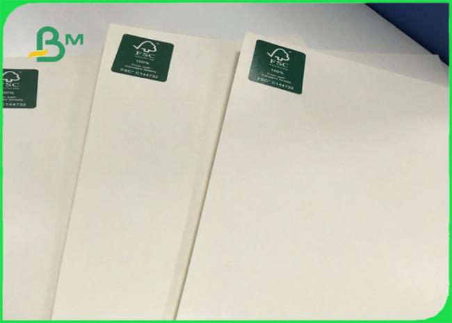 White PE Coated Paper ISO9001 ISO14001 FDA SGS White PE Coated Paper Glossy Food safe Customized