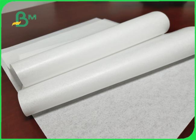 White MG Paper / Kraft Paper Rolls 26g to 50g With Grease Proof Wood Pulp White MG Paper / Kraft Paper Rolls 26g to 50g With Grease Proof Wood Pulp