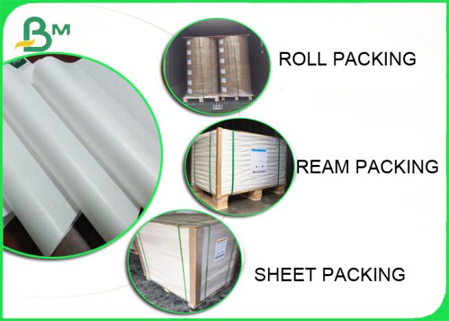 FDA 26 - 50gr White Paper Kraft Paper Roll high gloss with Grease Proof FDA 26 - 50gr White Paper Kraft Paper Roll high gloss with Grease Proof