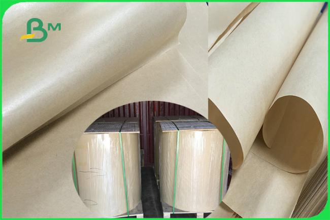 100 % Pure MG Brown Kraft Paper Roll of 32 to 60gsm Wrapping Food FDA FSC ISO 100 % Pure MG Brown Kraft Paper Roll of 32 to 60gsm Wrapping Food FDA FSC ISO
