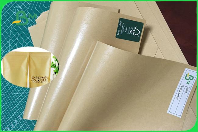 FDA FSC 100 % Food Safe PE Coated Brown Paper For Box of Food 300gr 350gr FDA FSC 100 % Food Safe PE Coated Brown Paper For Box of Food 300gr 350gr