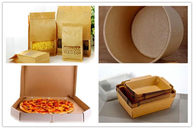 FDA FSC 100 % Food Safe PE Coated Brown Paper For Box of Food 300gr 350gr FDA FSC 100 % Food Safe PE Coated Brown Paper For Box of Food 300gr 350gr
