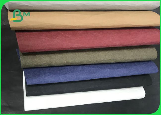 Eco - friendly Brown Black Washable Kraft Paper Roll For Shopping Bags Eco - friendly Brown Black Washable Kraft Paper Roll For Shopping Bags