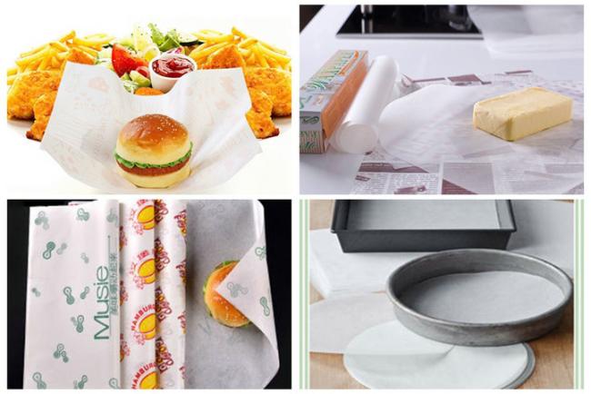 76cm x 40gsm Printed Coated Grease Proof Paper For Food FDA FSC Customized 76cm x 40gsm Printed Coated Grease Proof Paper For Food FDA FSC Customized