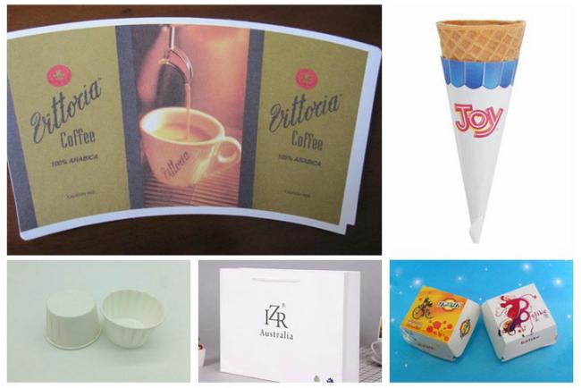 Recycled C1S Ivory Board Poly Coated Paper 300gsm + 15g PE For Food Sachet Recycled C1S Ivory Board Poly Coated Paper 300gsm + 15g PE For Food Sachet