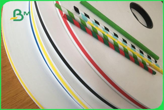 Eco-Friendly FDA Colorful Patterned Kraft Paper For Disposable Straw 14mm 15mm Eco-Friendly FDA Colorful Patterned Kraft Paper For Disposable Straw 14mm 15mm