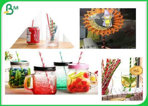 60GSM And 120GSM White Kraft Paper To Make Colorful Straw Tubes 60GSM And 120GSM White Kraft Paper To Make Colorful Straw Tubes