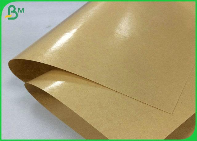 Brown Color Greaseproof PE Coated Meat Packing Paper Of Virgin Pulp Style Brown Color Greaseproof PE Coated Meat Packing Paper Of Virgin Pulp Style