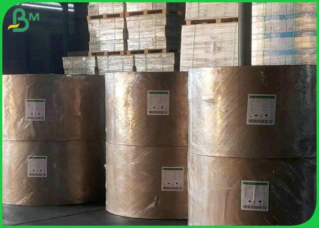 Brown Color Greaseproof PE Coated Meat Packing Paper Of Virgin Pulp Style Brown Color Greaseproof PE Coated Meat Packing Paper Of Virgin Pulp Style
