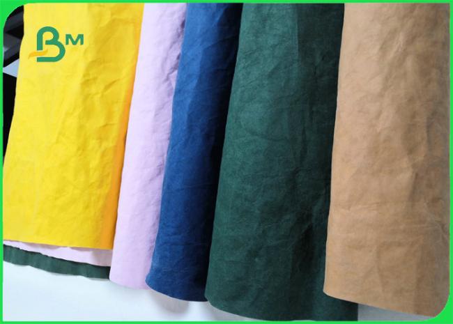 Red Black Color Waterproof Kraft Paper Fabric Roll For Storage Bag 150cm Width Red Black Color Waterproof Kraft Paper Fabric Roll For Storage Bag 150cm Width