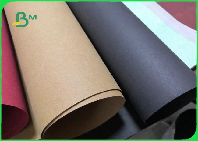 Red Black Color Waterproof Kraft Paper Fabric Roll For Storage Bag 150cm Width Red Black Color Waterproof Kraft Paper Fabric Roll For Storage Bag 150cm Width