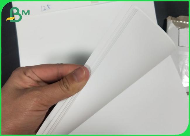 Heat - Resistant Synthetic Paper White 80um - 300um Thickness Imitation Plastic Material