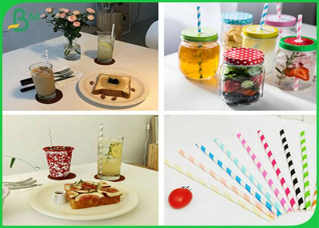 60g 15mm compostable slitted paper roll with food safe printable 60g 15mm compostable slitted paper roll with food safe printable