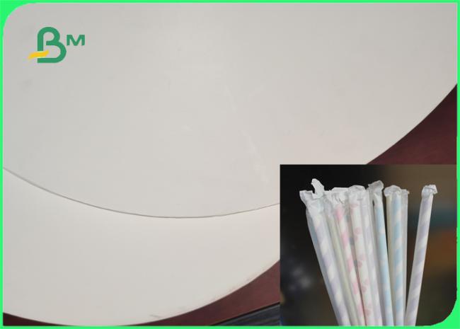 100% Biodegradable 30gsm Straw Wrapping Paper For Chopsticks Packaging 30mm 37mm