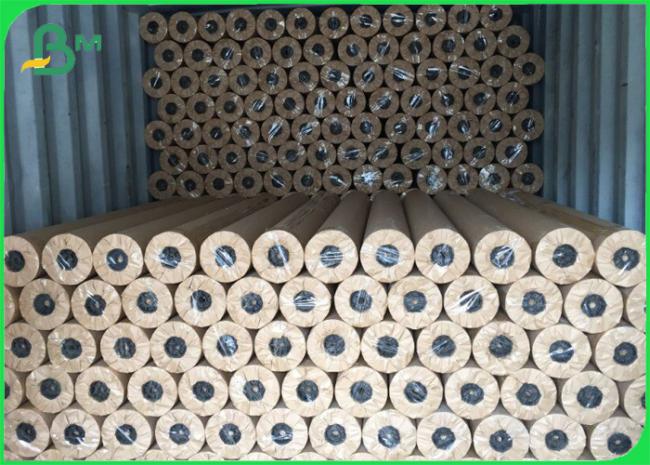 45g 55g 65g Uncoated Offset Paper Roll White For Garment / Shoes Factory