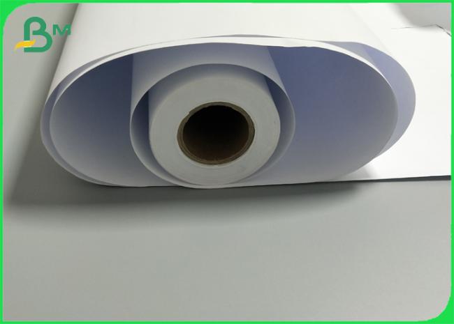 45g 55g 65g Uncoated Offset Paper Roll White For Garment / Shoes Factory
