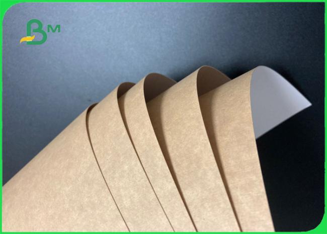 Food Grade & Greaseproof PE Coated Kraft Paper For Pakaging Fast Food 300g 325g Food Grade & Greaseproof PE Coated Kraft Paper For Pakaging Fast Food 300g 325g