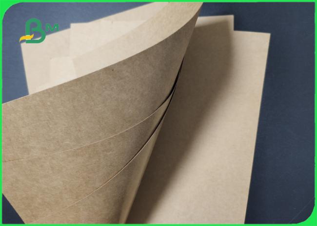 FDA Approved 300GSM + 15G PE Coated Kraft Paper For Food Greaseproof