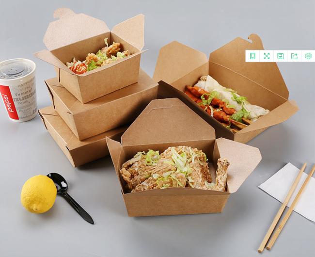 FAD Approved 200g 300g Brown Kraft Paper Roll For Packaging Tear Resistant