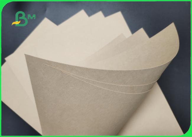 FAD Approved 200g 300g Brown Kraft Paper Roll For Packaging Tear Resistant
