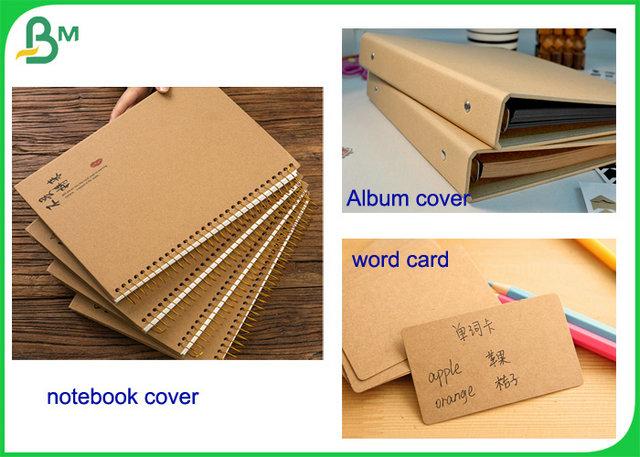 350g 400g Hight Strength Brown Kraft Paper Food Grade For Notebook Covers 350g 400g Hight Strength Brown Kraft Paper Food Grade For Notebook Covers