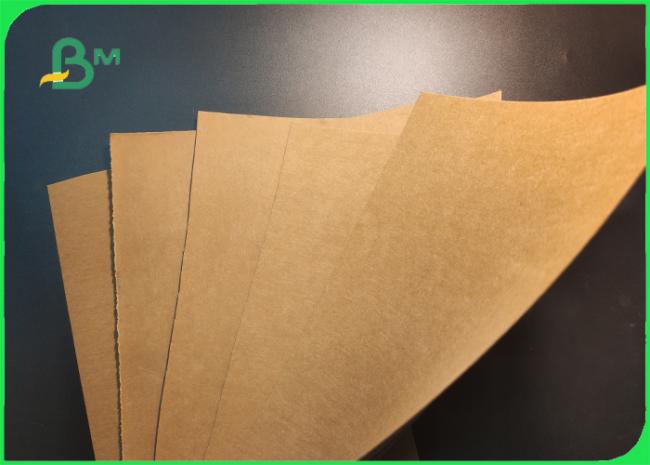 Eco - friendly 0.55mm 0.7mm Color Washable Kraft Paper For Wallet Tear Resistance