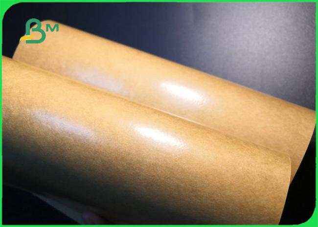 www.bmpaper.com 300gsm 350gsm Greaseproof PE Coated Kraft Paper For Lunch Box Food Safety