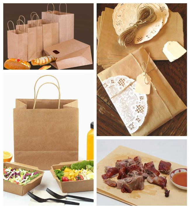 40gr 50gr 60gr Brown Virgin Kraft Paper For Food Packing Tear Resistance 1100mm 40gr 50gr 60gr Brown Virgin Kraft Paper For Food Packing Tear Resistance 1100mm