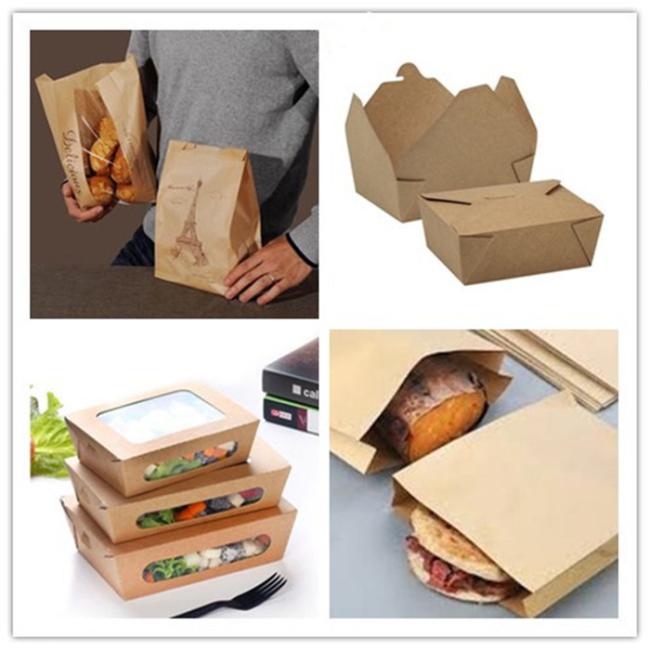 Recyclable Food Grade Brown Kraft Paper For Food Packing Recyclable Food Grade Brown Kraft Paper For Food Packing