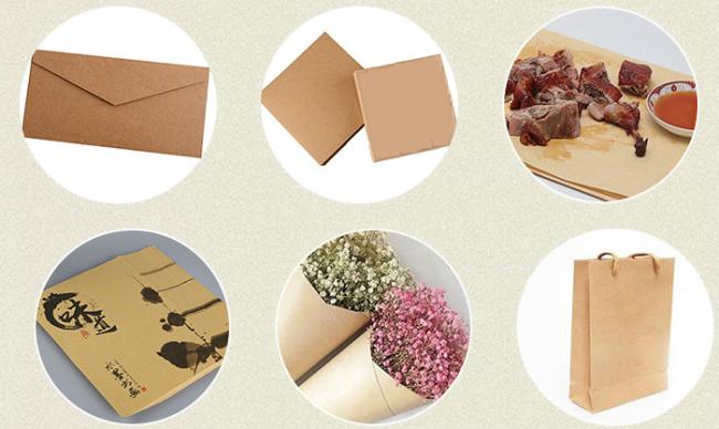 Good toughness Food Wrapping Brown Kraft Paper For Bread Packaging 70g 80g Good toughness Food Wrapping Brown Kraft Paper For Bread Packaging 70g 80g
