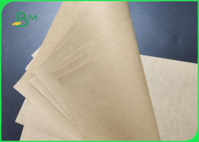 Wood Pulp 40gsm Food Grade Brown Kraft Paper For Packaging Non - toxic