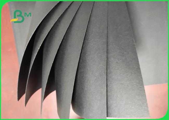Uncoated Matte 250gsm Pure Black Kraft Paperboard Packaging Paper Uncoated Matte 250gsm Pure Black Kraft Paperboard Packaging Paper